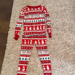 Festive Red Kids Pajamas
